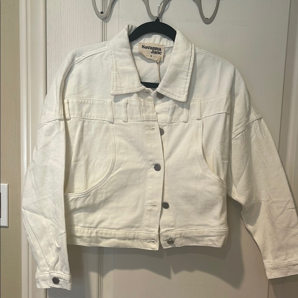 Savanna Jane Women's White Jacket